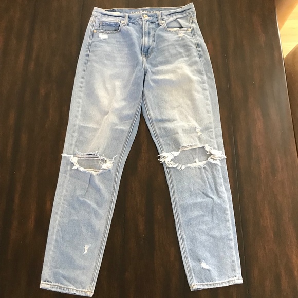 American Eagle Outfitters Denim - American Eagle Outfitters Regular Size 4 Mom Jeans Ripped